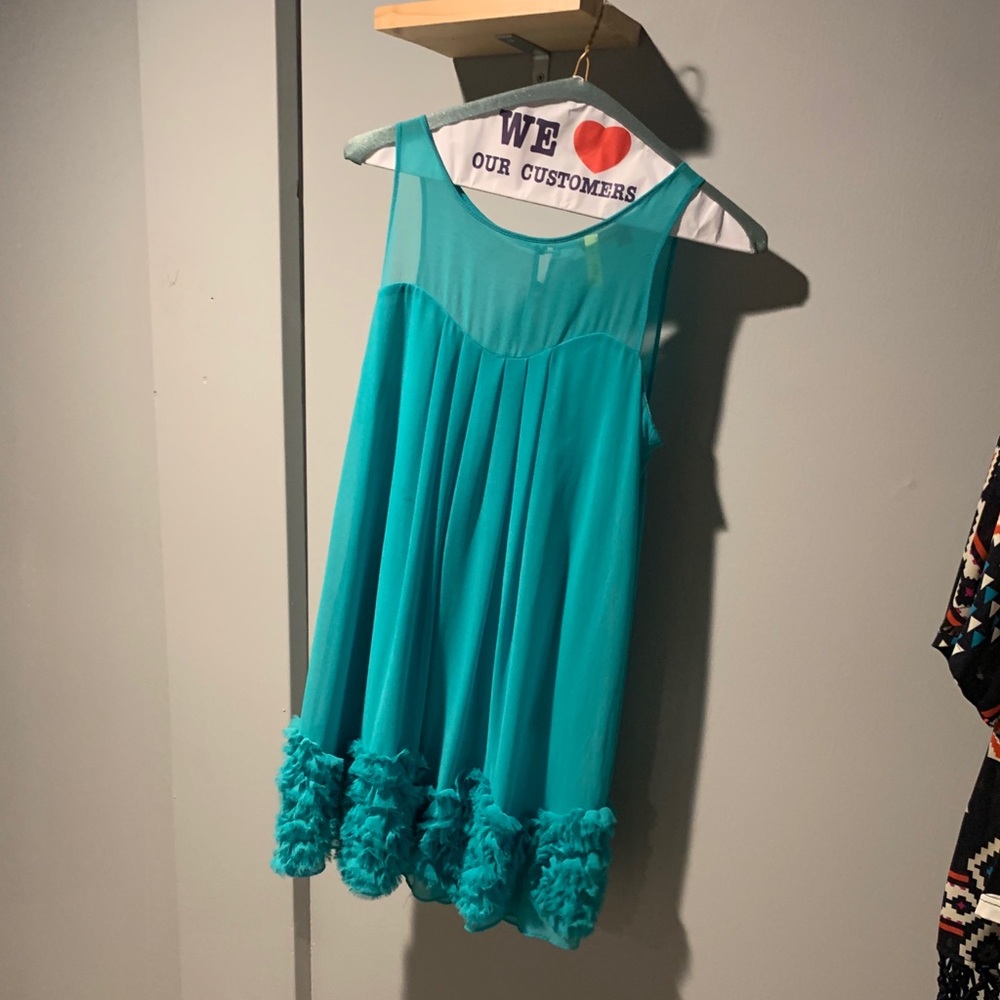 Bright Blue Dress